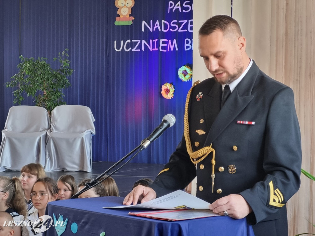 Pasowanie w SP 2 w Lesznie