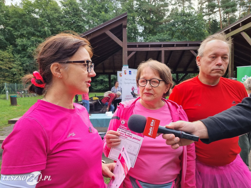 Różowy Marszobieg w Lesznie