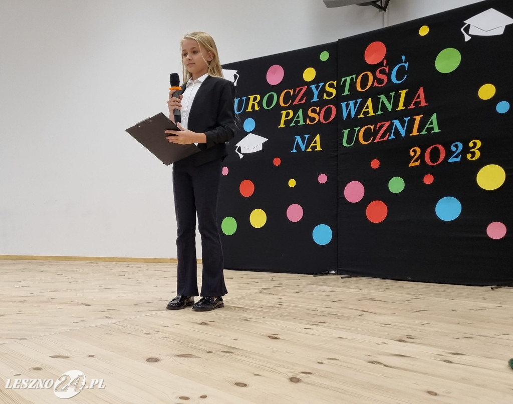 Pasowanie w SP Rydzyna