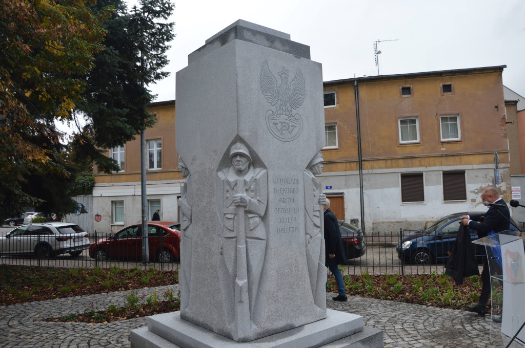 Pomnik Józefa Hallera uroczyście odsłonięty