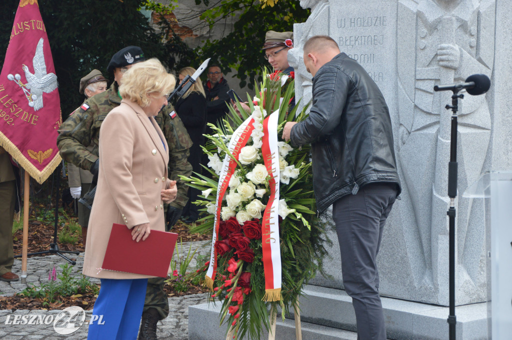 Pomnik Józefa Hallera uroczyście odsłonięty