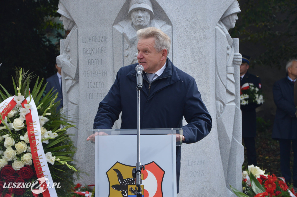 Pomnik Józefa Hallera uroczyście odsłonięty