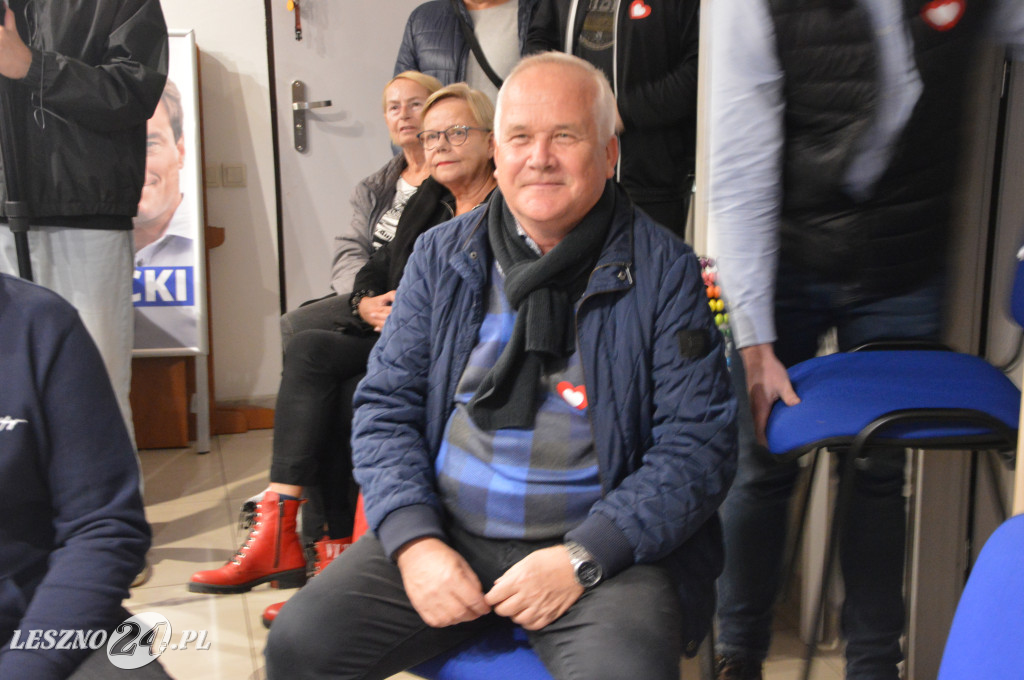 Wieczór wyborczy Koalicji Obywatelskiej w Lesznie