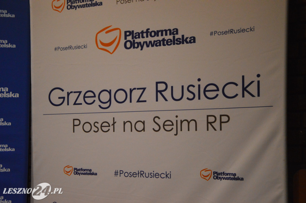 Wieczór wyborczy Koalicji Obywatelskiej w Lesznie