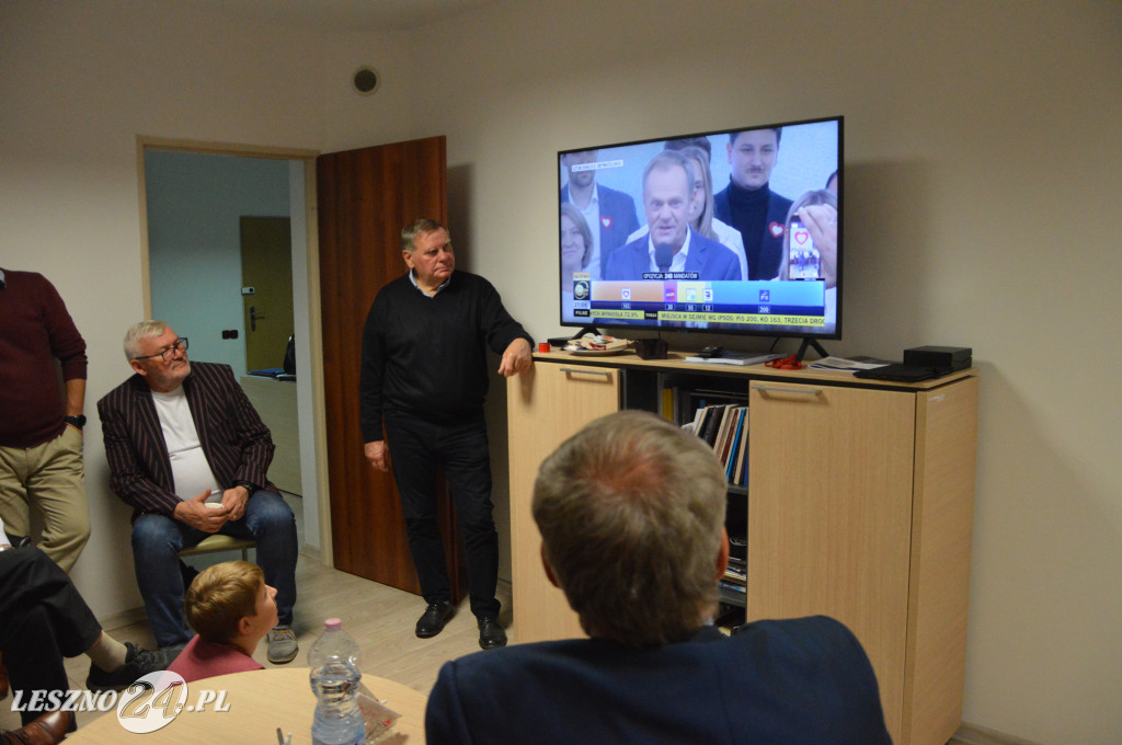 Wieczór wyborczy Lewicy w Lesznie