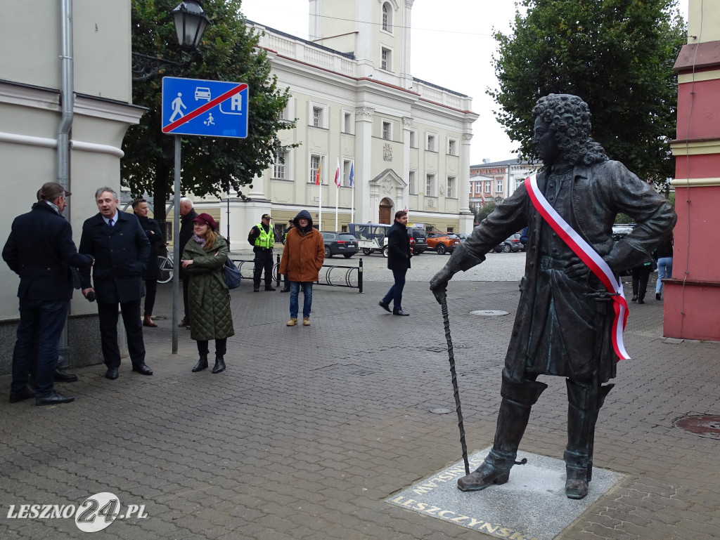 Odsłonięcie pomnika Króla Stanisława Leszczyńskiego w Lesznie
