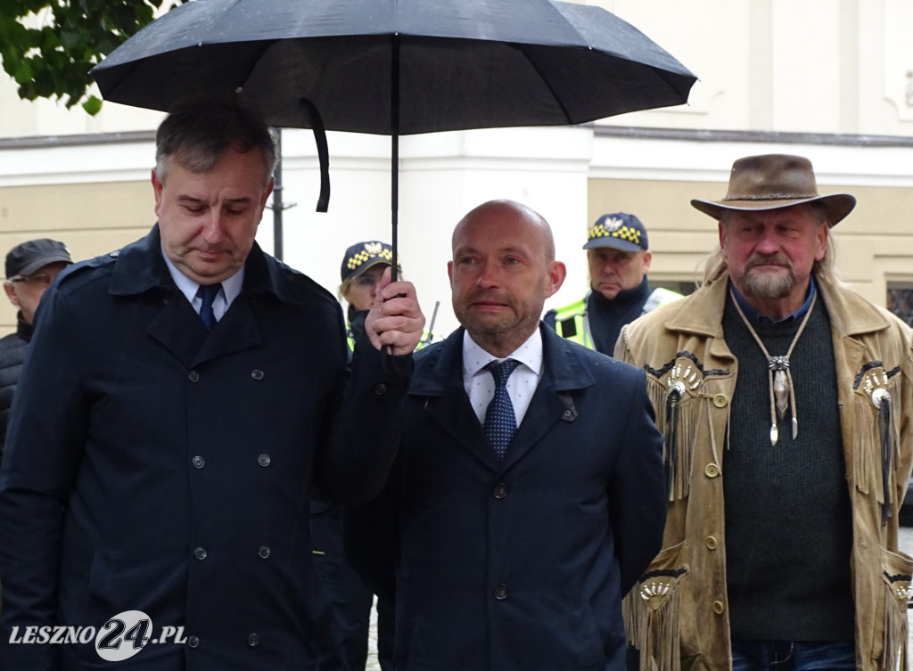 Odsłonięcie pomnika Króla Stanisława Leszczyńskiego w Lesznie