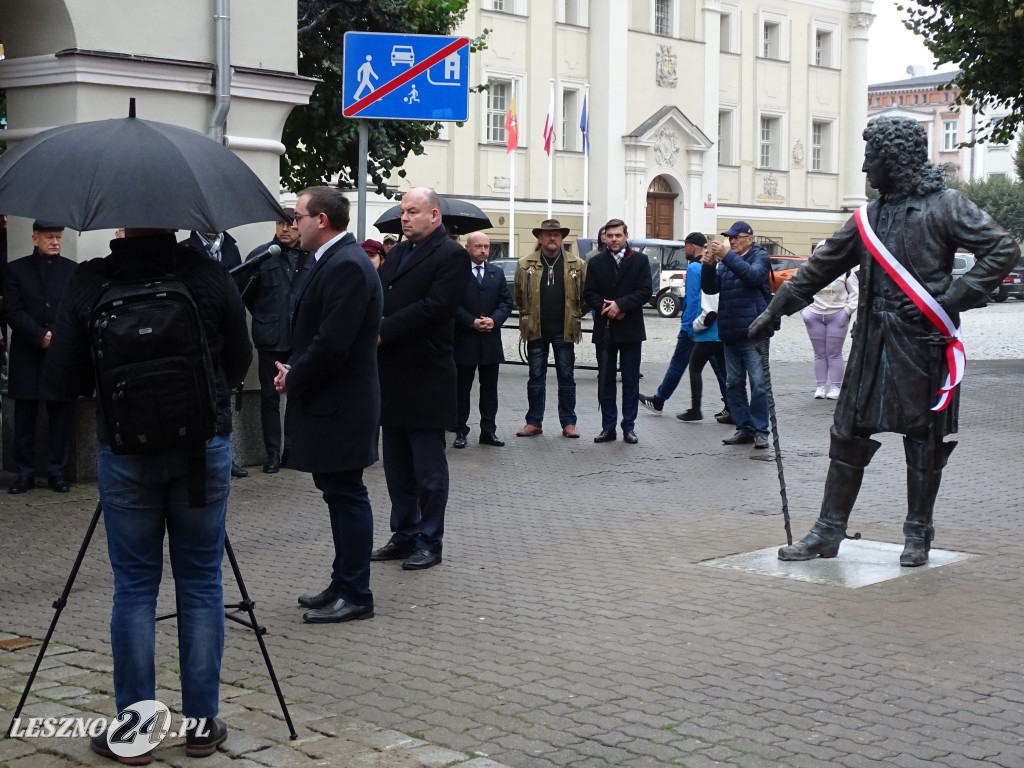Odsłonięcie pomnika Króla Stanisława Leszczyńskiego w Lesznie