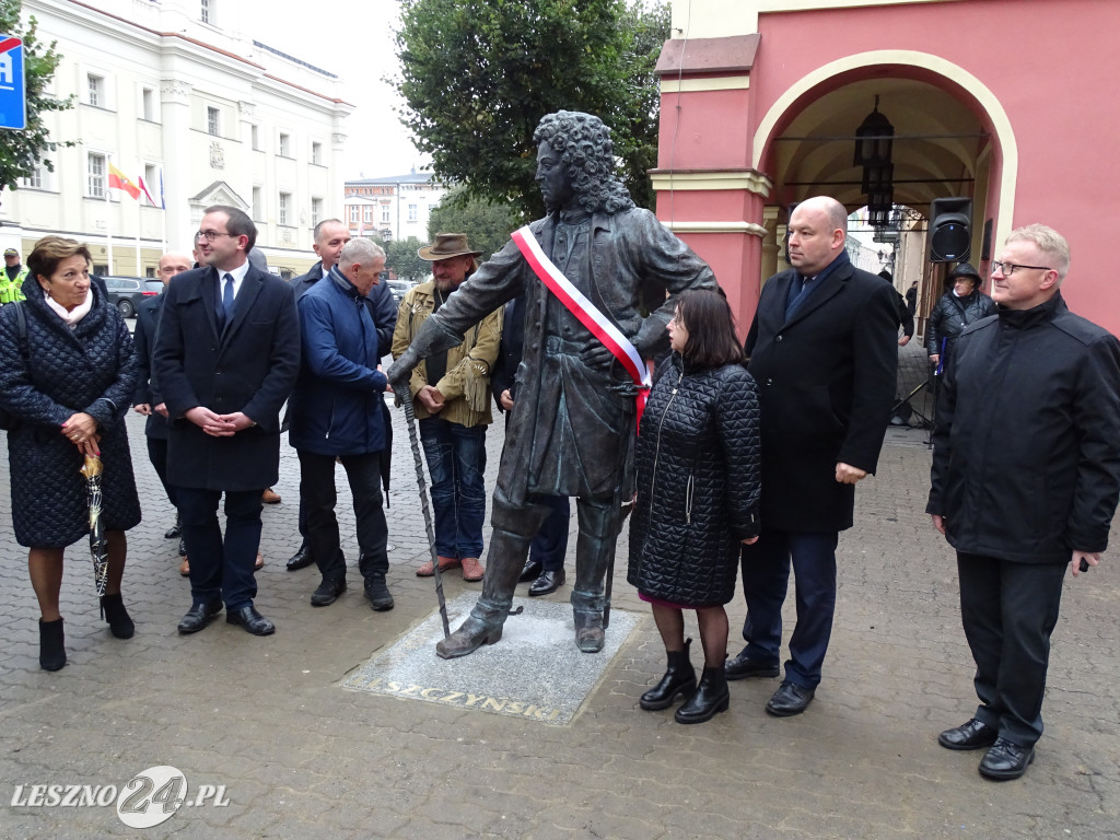 Odsłonięcie pomnika Króla Stanisława Leszczyńskiego w Lesznie