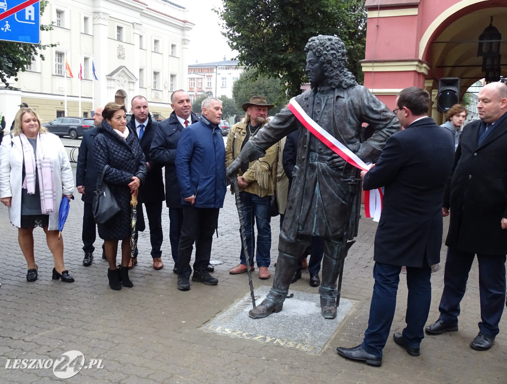 Odsłonięcie pomnika Króla Stanisława Leszczyńskiego w Lesznie