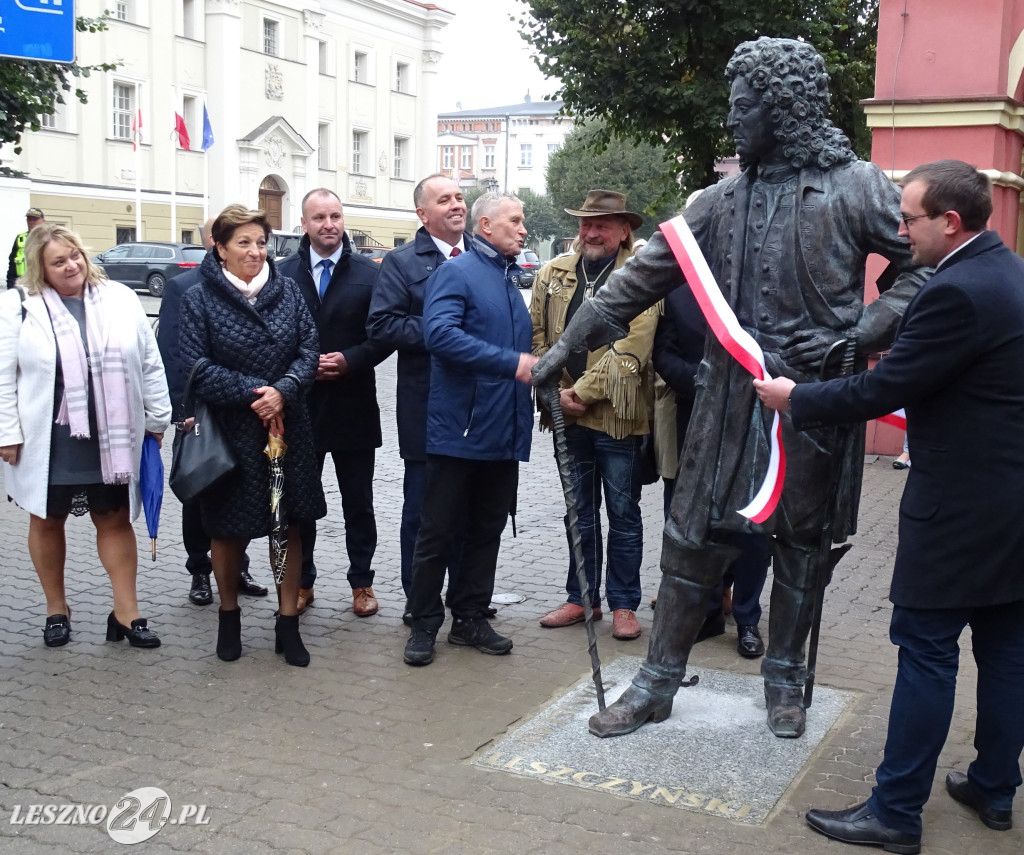 Odsłonięcie pomnika Króla Stanisława Leszczyńskiego w Lesznie