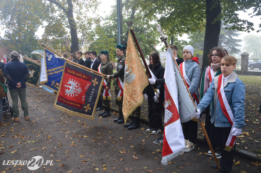 Uczcili pamięć zamordowanych w Lesznie