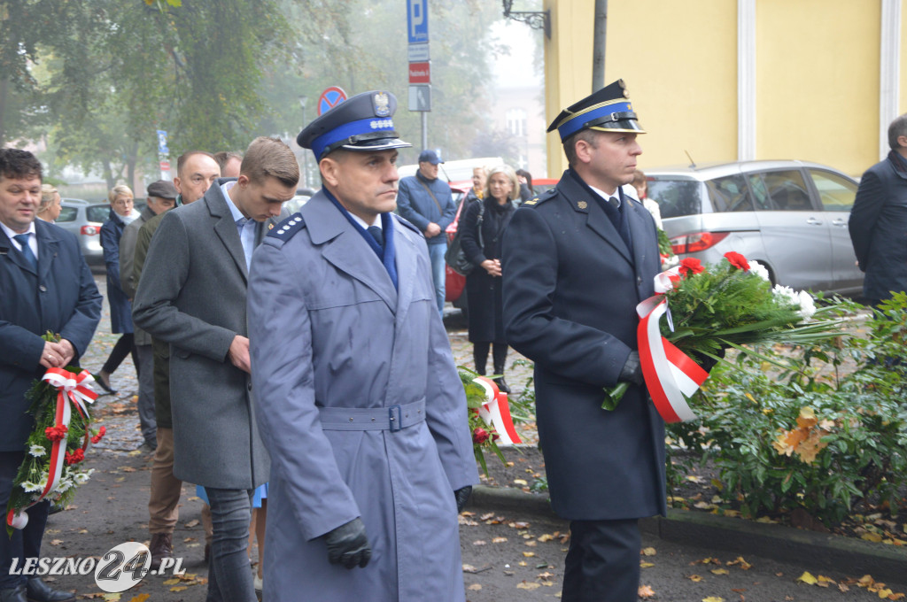 Uczcili pamięć zamordowanych w Lesznie