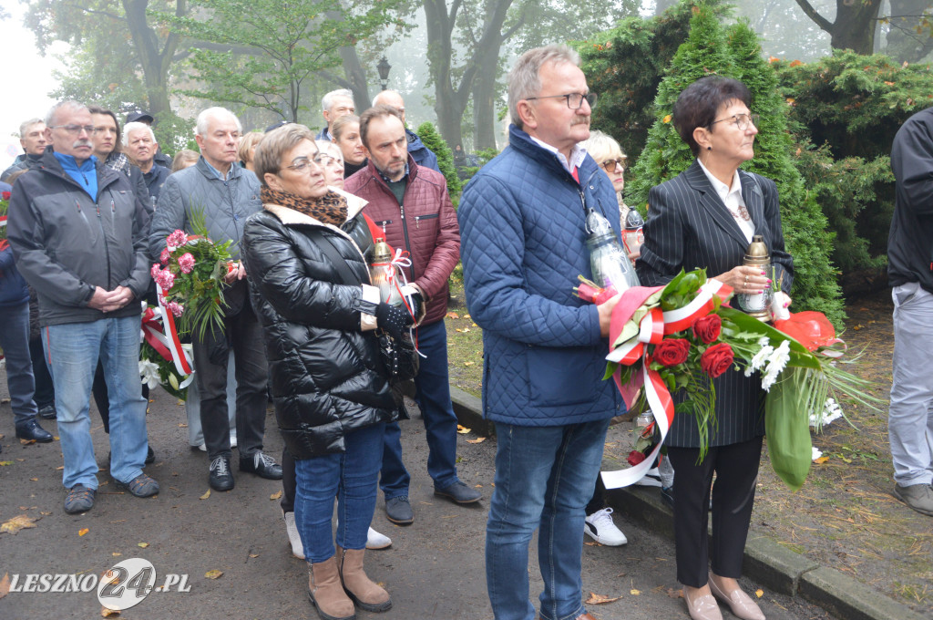 Uczcili pamięć zamordowanych w Lesznie