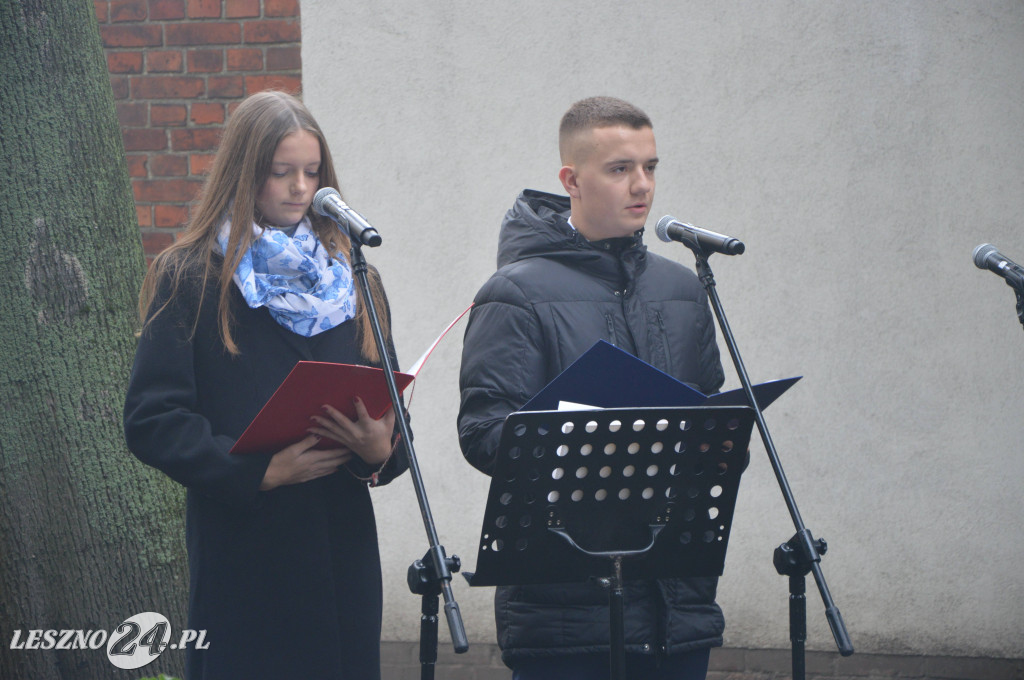 Uczcili pamięć zamordowanych w Lesznie