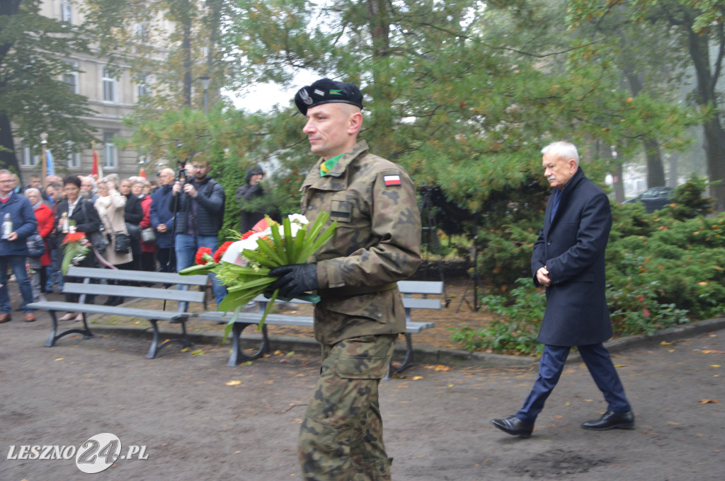 Uczcili pamięć zamordowanych w Lesznie