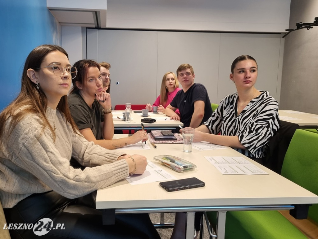Wizyta studyjna studentów spoza Leszna