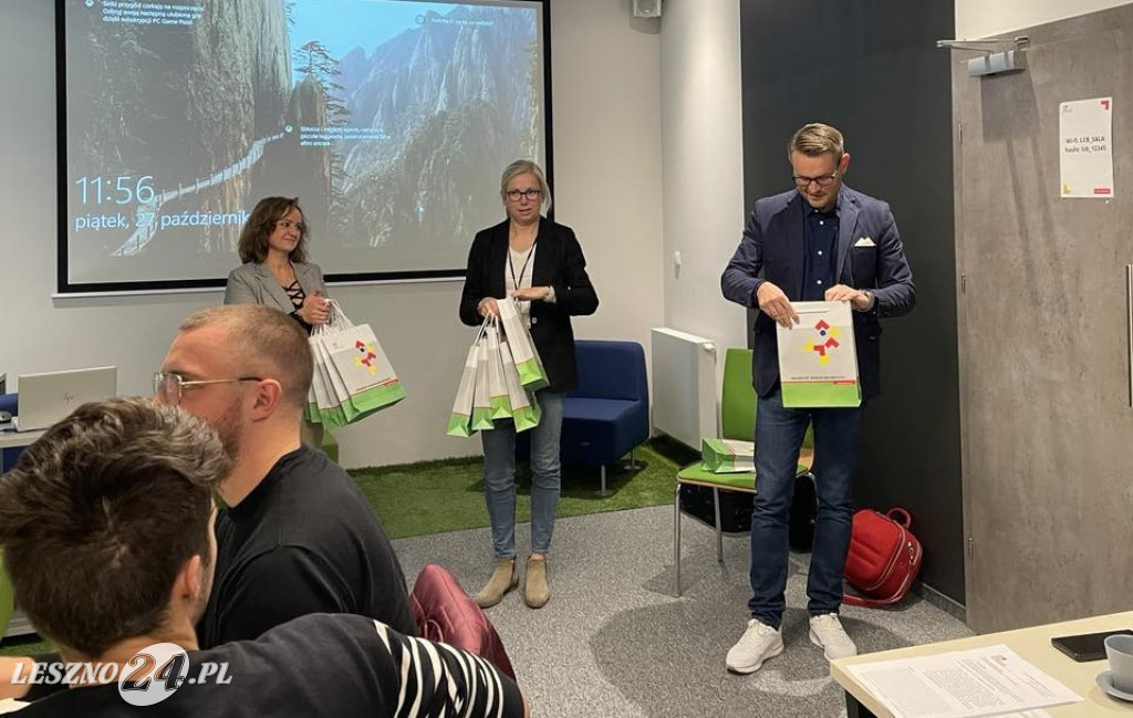 Wizyta studyjna studentów spoza Leszna