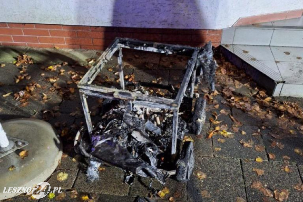 Pożar w restauracji w Lesznie