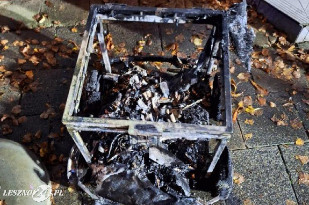 Pożar w restauracji w Lesznie