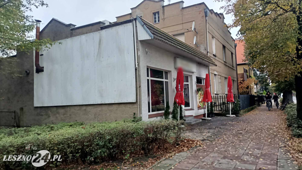 Pożar w restauracji w Lesznie