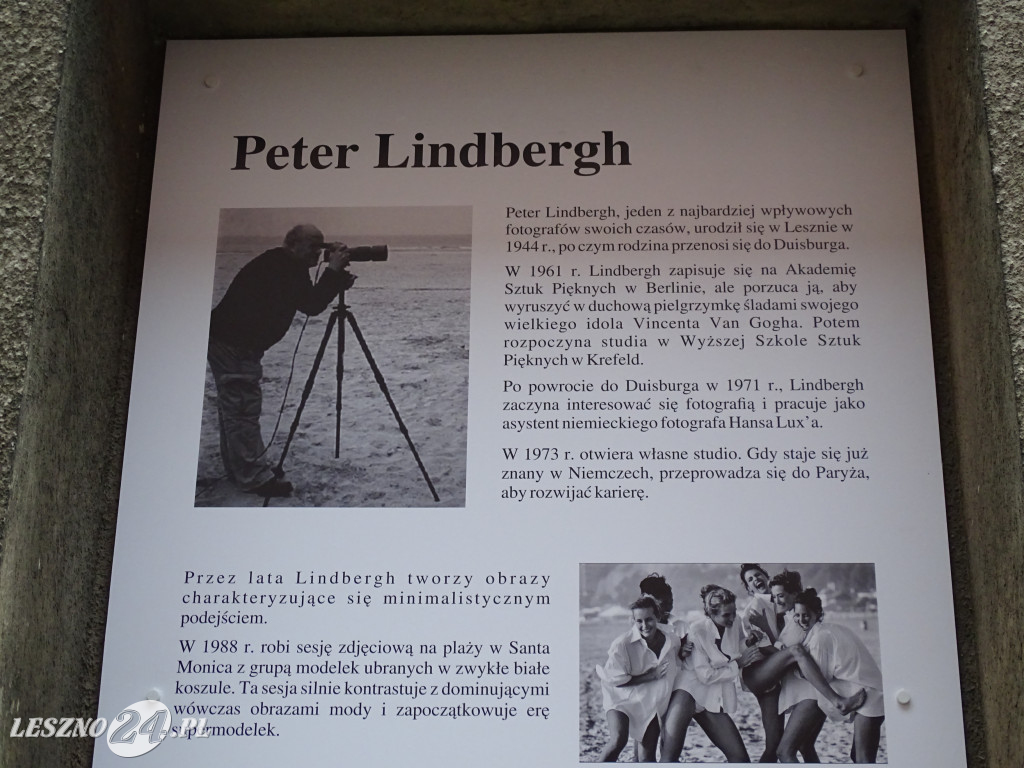 Zdjęcia Petera Lindbergha na ulicy w Lesznie