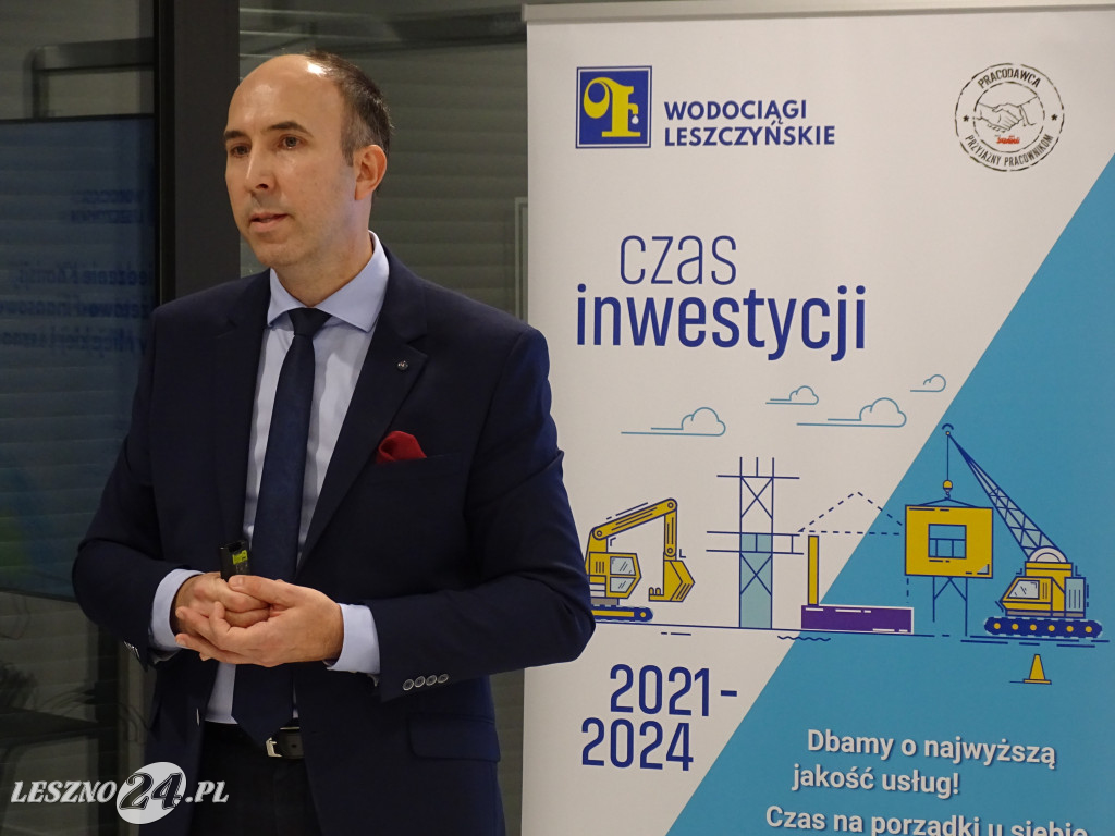 Radni Leszna z wizytą w Wodociągach Leszczyńskich