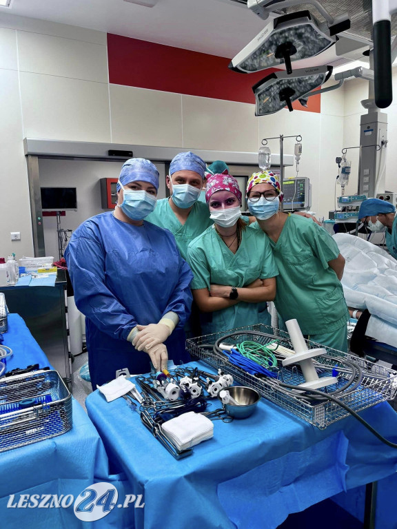 Pierwsza operacja robotem Da Vinci