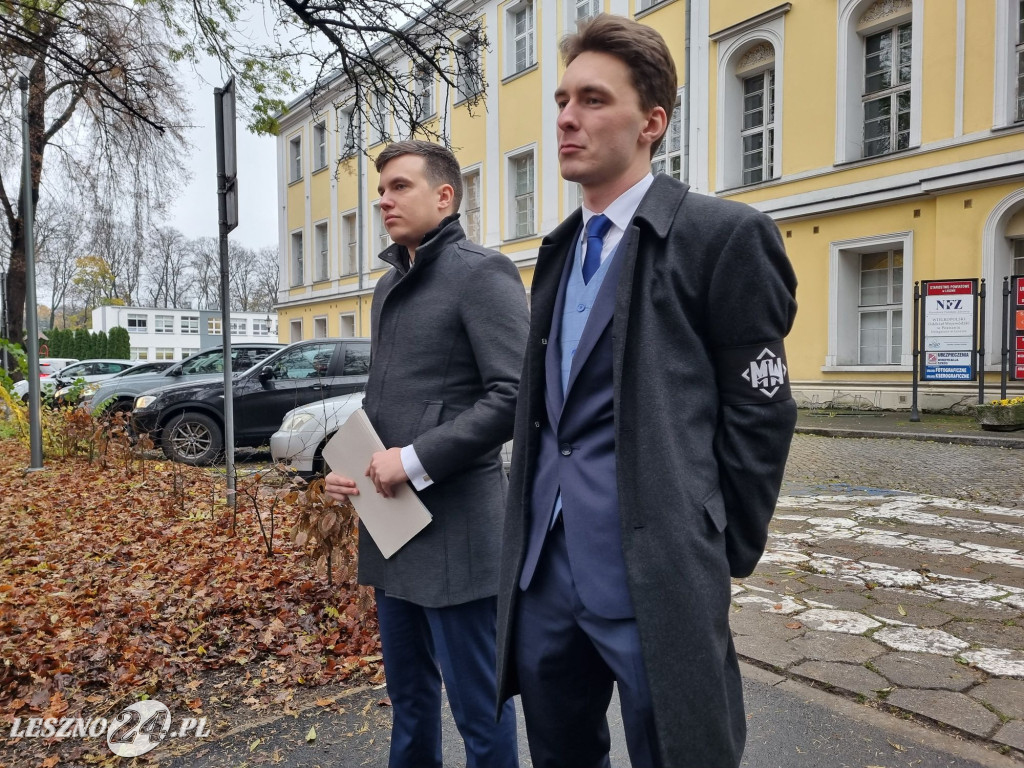 Konferencja prasowa Młodzieży Wszechpolskiej
