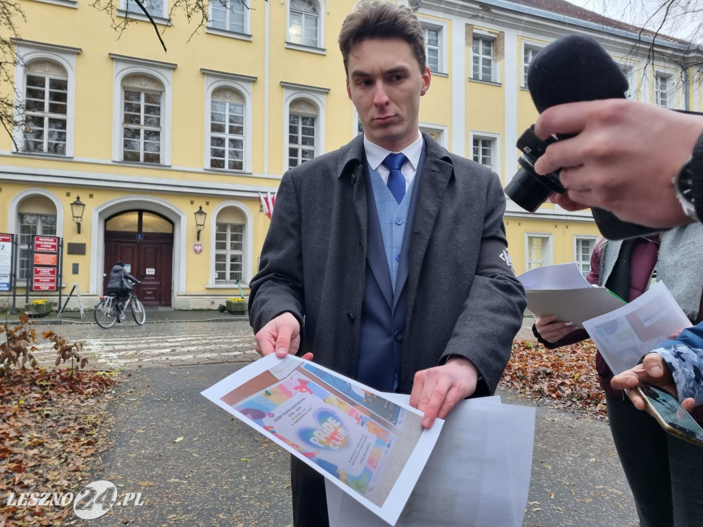 Konferencja prasowa Młodzieży Wszechpolskiej