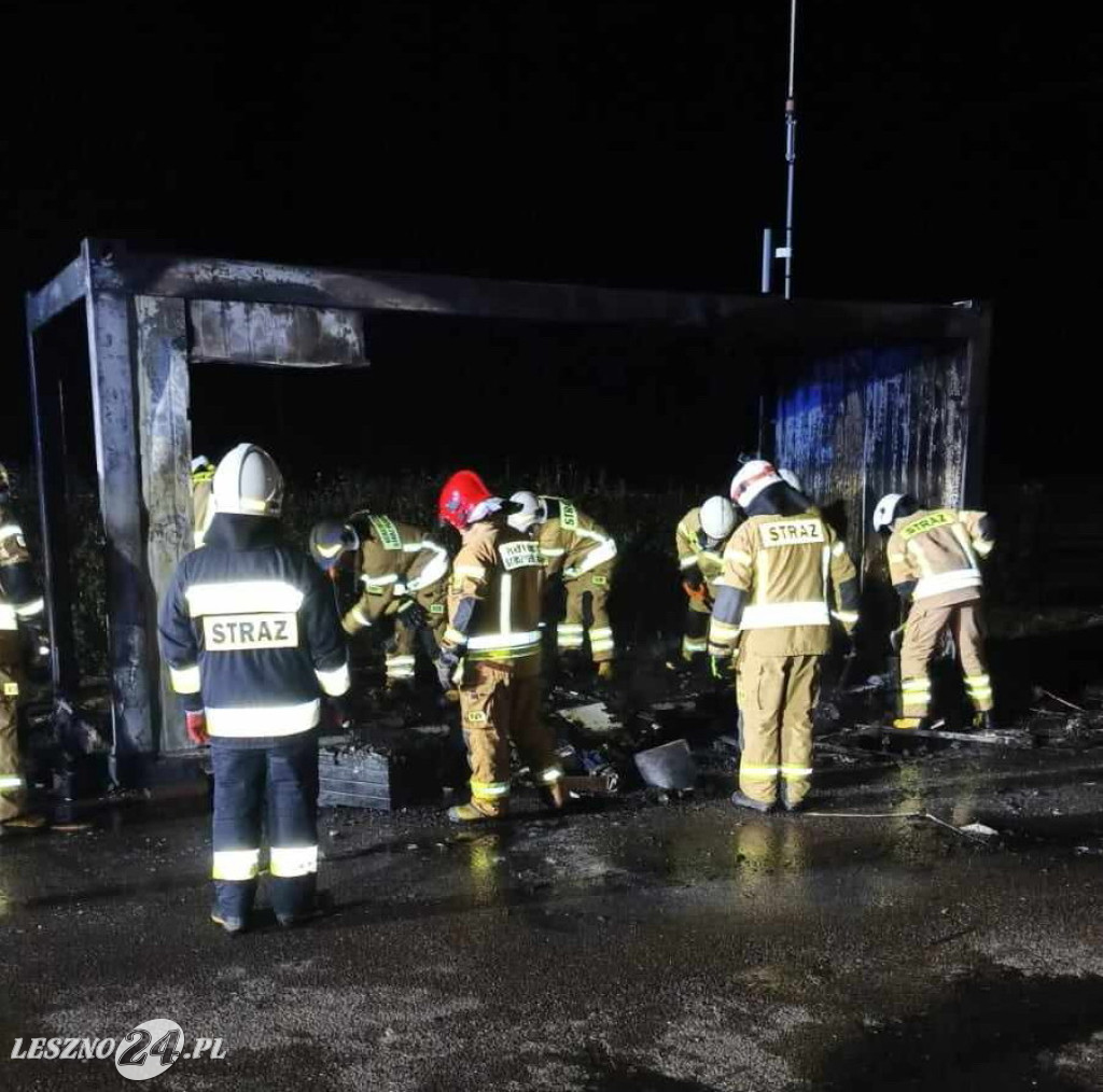 Spalił się kontener ze sprzętem elektronicznym