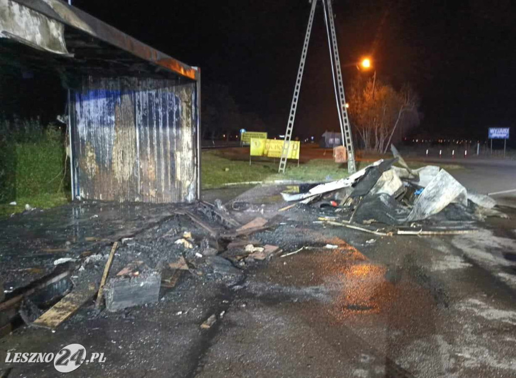 Spalił się kontener ze sprzętem elektronicznym