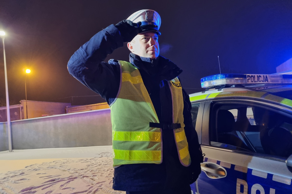 Zawyły syreny przed KMP w Lesznie