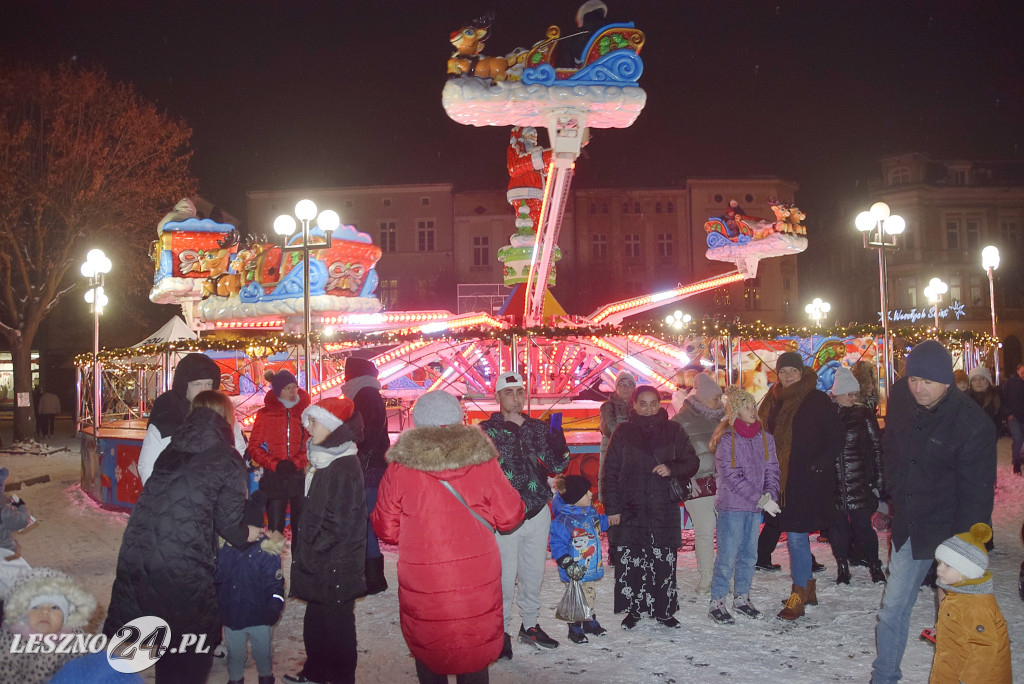 Mikołajki na Rynku w Lesznie