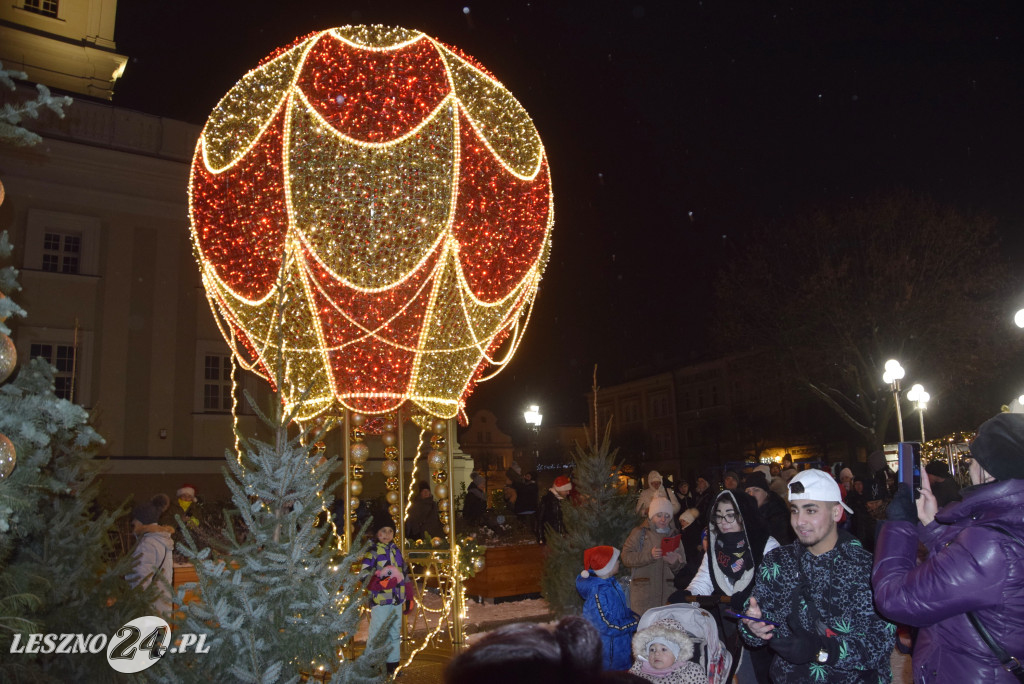 Mikołajki na Rynku w Lesznie