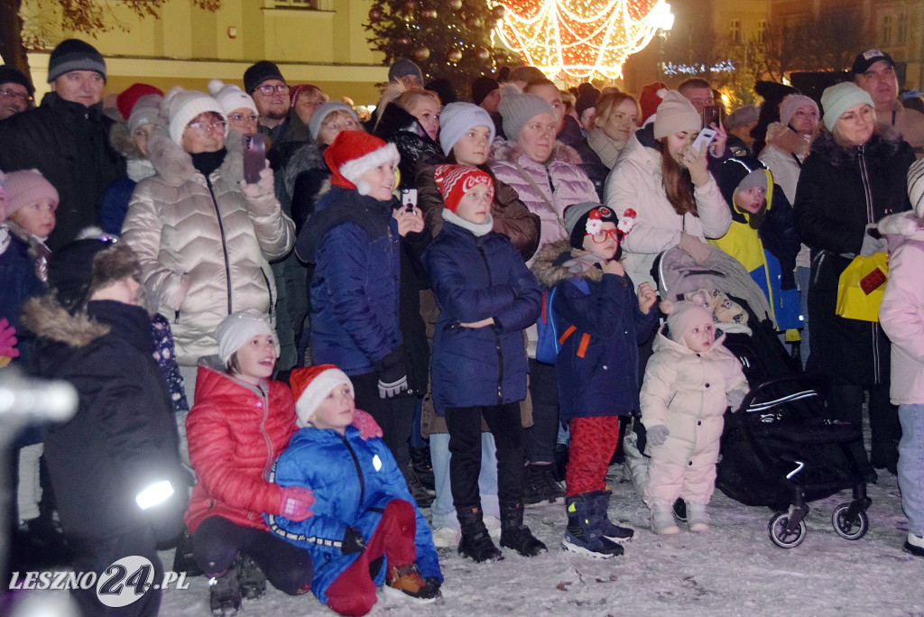 Mikołajki na Rynku w Lesznie