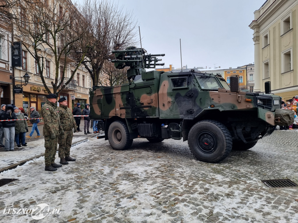 Przysięga wojskowa w Lesznie