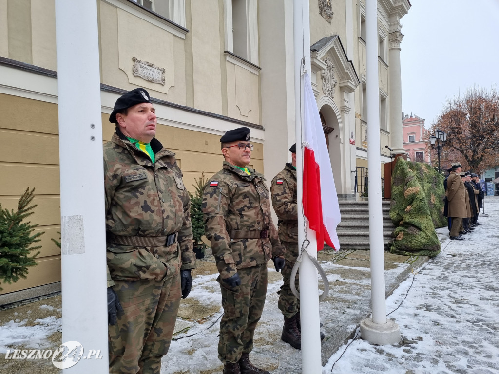Przysięga wojskowa w Lesznie