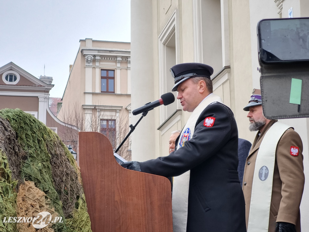 Przysięga wojskowa w Lesznie