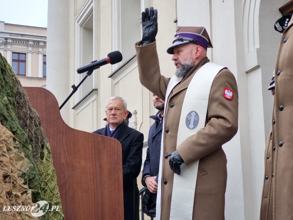 Przysięga wojskowa w Lesznie