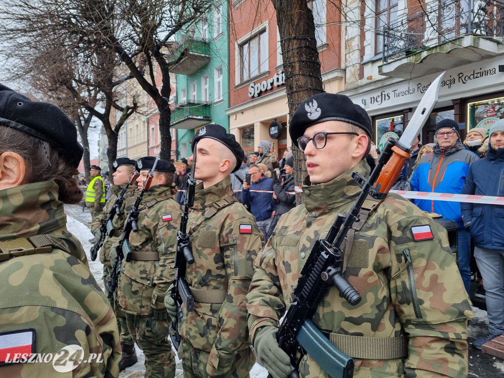 Przysięga wojskowa w Lesznie