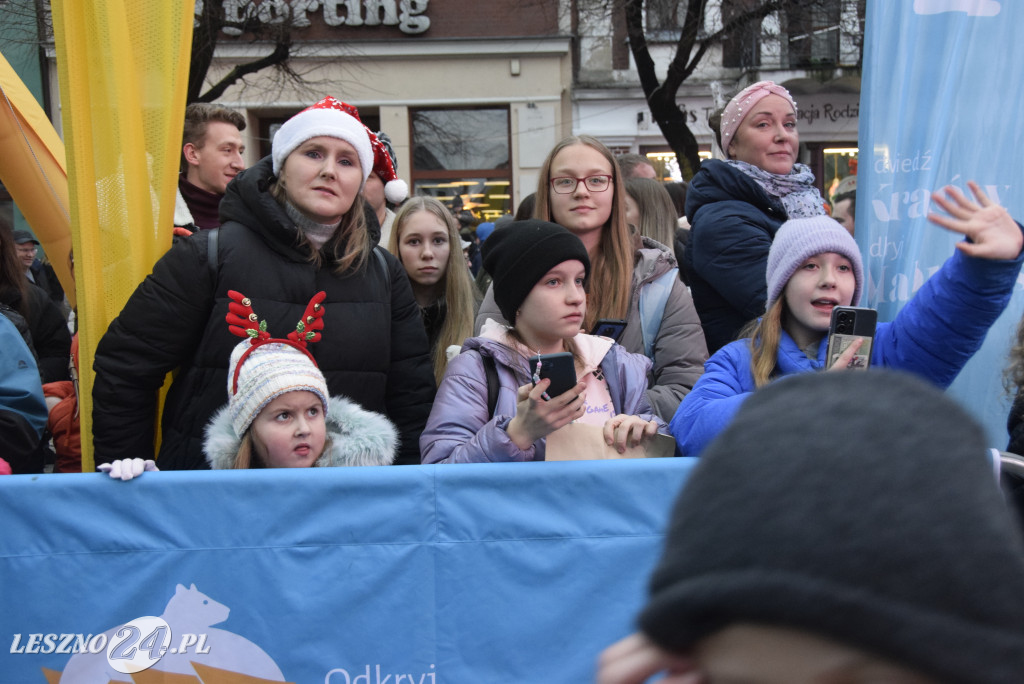 Choinki od RFM FM i Blanka na Rynku w Lesznie