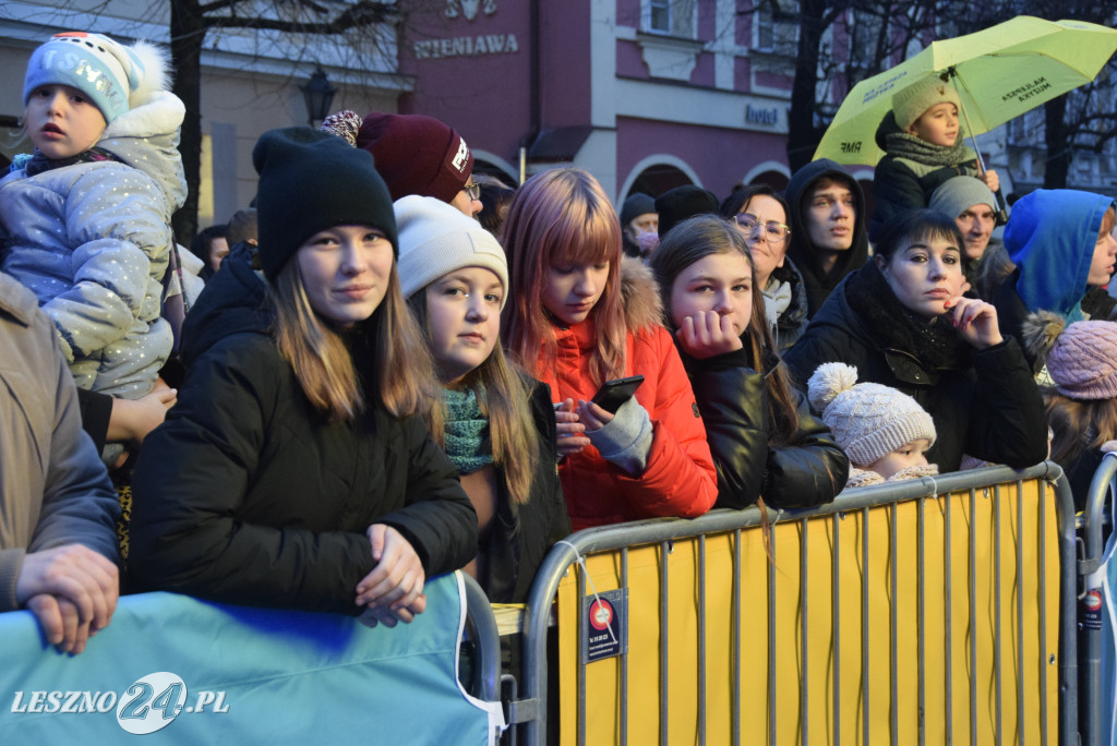 Choinki od RFM FM i Blanka na Rynku w Lesznie