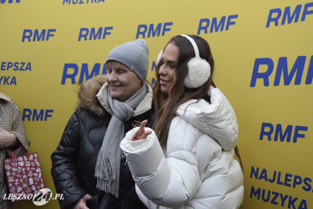Choinki od RFM FM i Blanka na Rynku w Lesznie