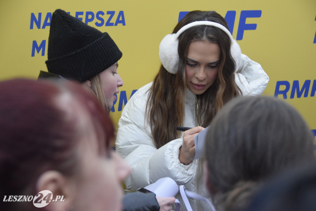 Choinki od RFM FM i Blanka na Rynku w Lesznie