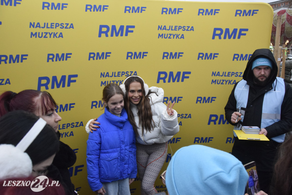 Choinki od RFM FM i Blanka na Rynku w Lesznie