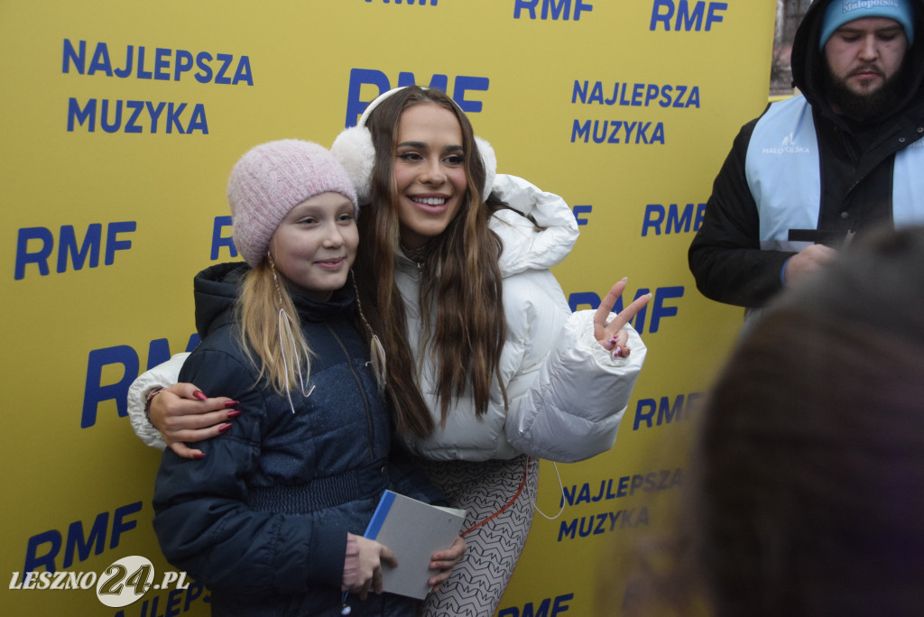 Choinki od RFM FM i Blanka na Rynku w Lesznie