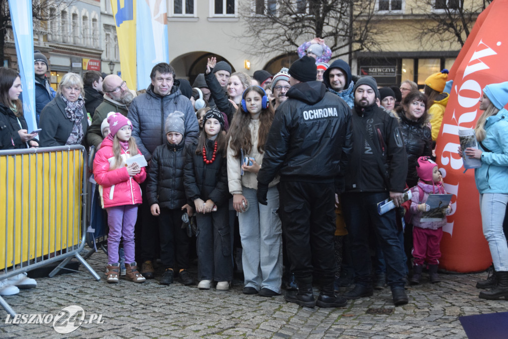 Choinki od RFM FM i Blanka na Rynku w Lesznie
