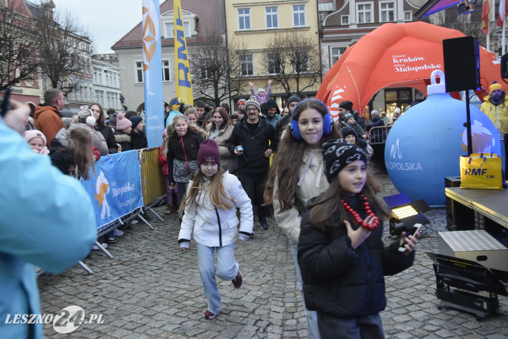 Choinki od RFM FM i Blanka na Rynku w Lesznie