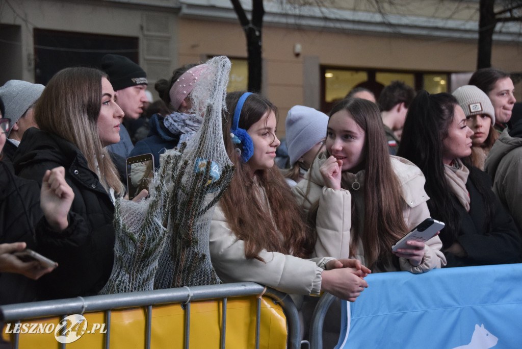 Choinki od RFM FM i Blanka na Rynku w Lesznie